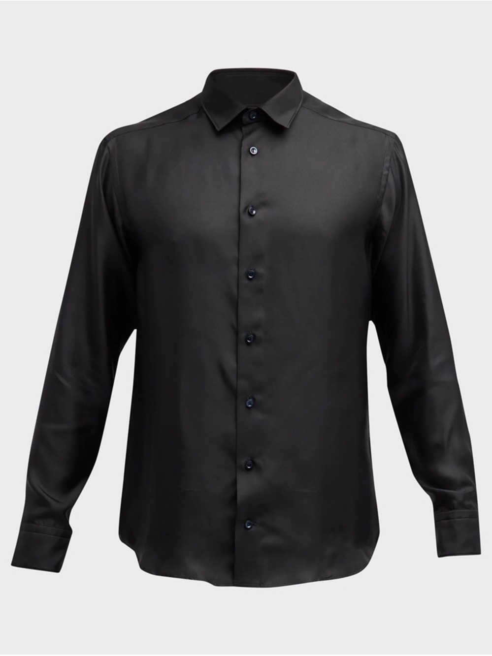 Eton Neiman Marcus Men's Black Dress Shirt